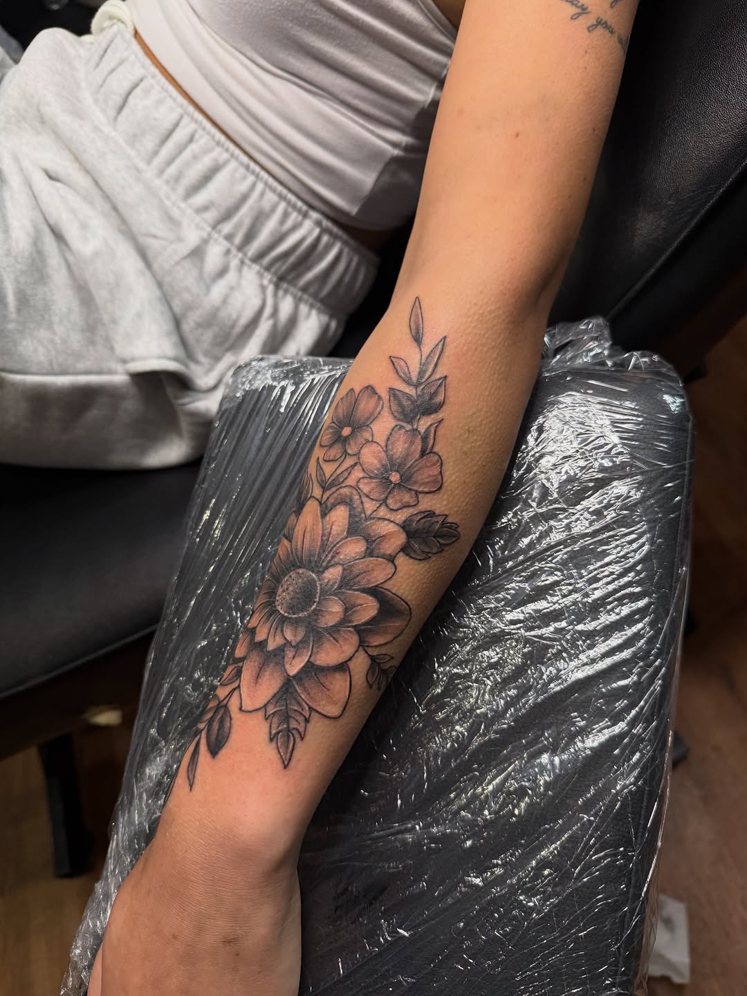 Tattoo by @glockontop — fine_line, black_and_grey