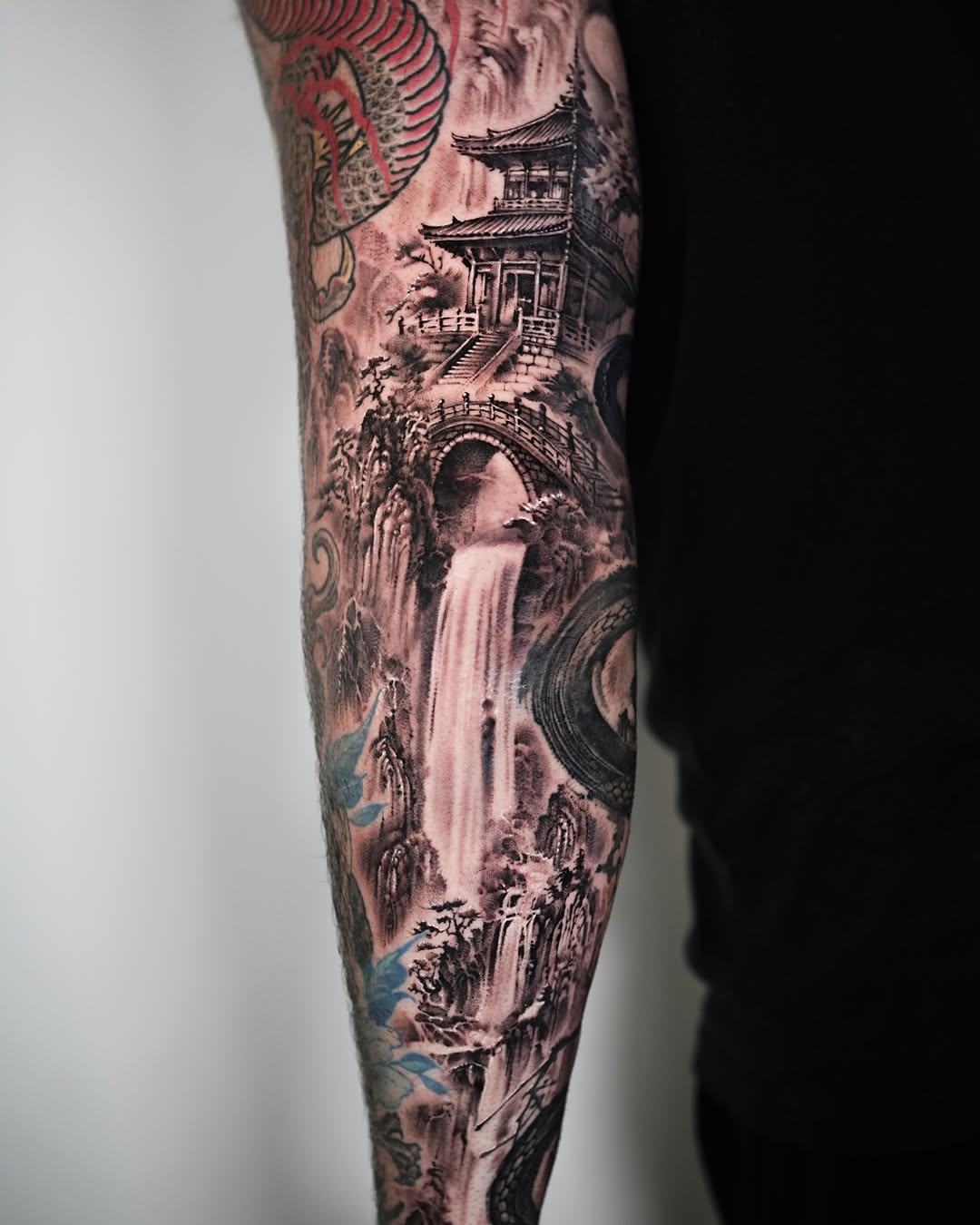 Tattoo by @jiya.brush — japanese_irezumi, realism