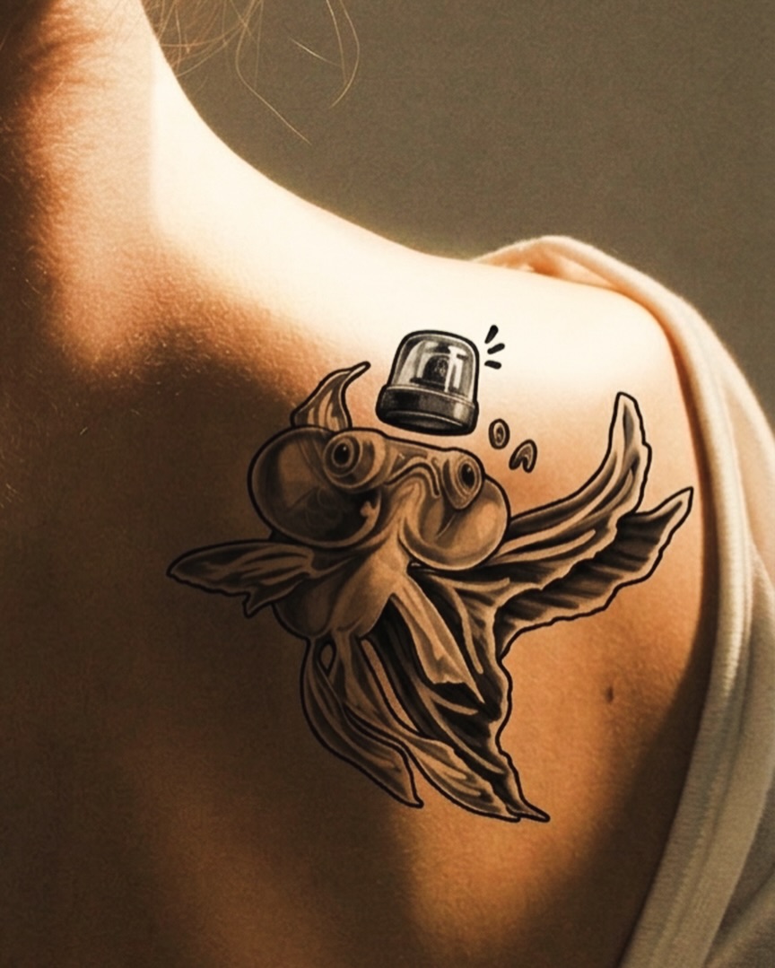Tattoo by @ink_eating — black_and_grey, realism