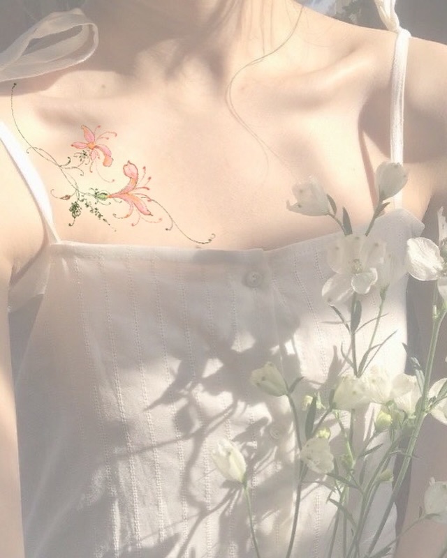 Tattoo by @ablue.tatt — fine_line, watercolor