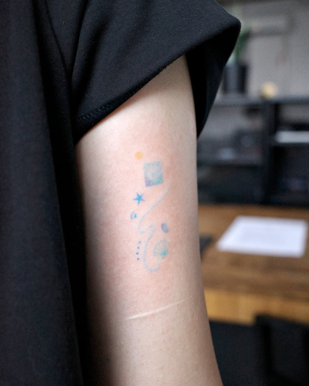 Tattoo by @soonmoon.tattoo — fine_line, minimalist