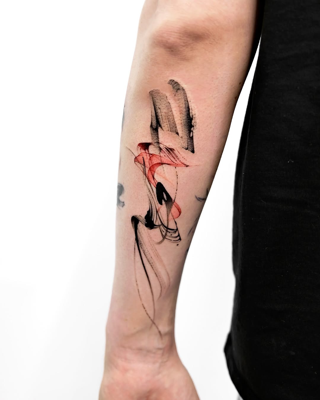Tattoo by @mukyeon_tattoo — trash_polka, abstract