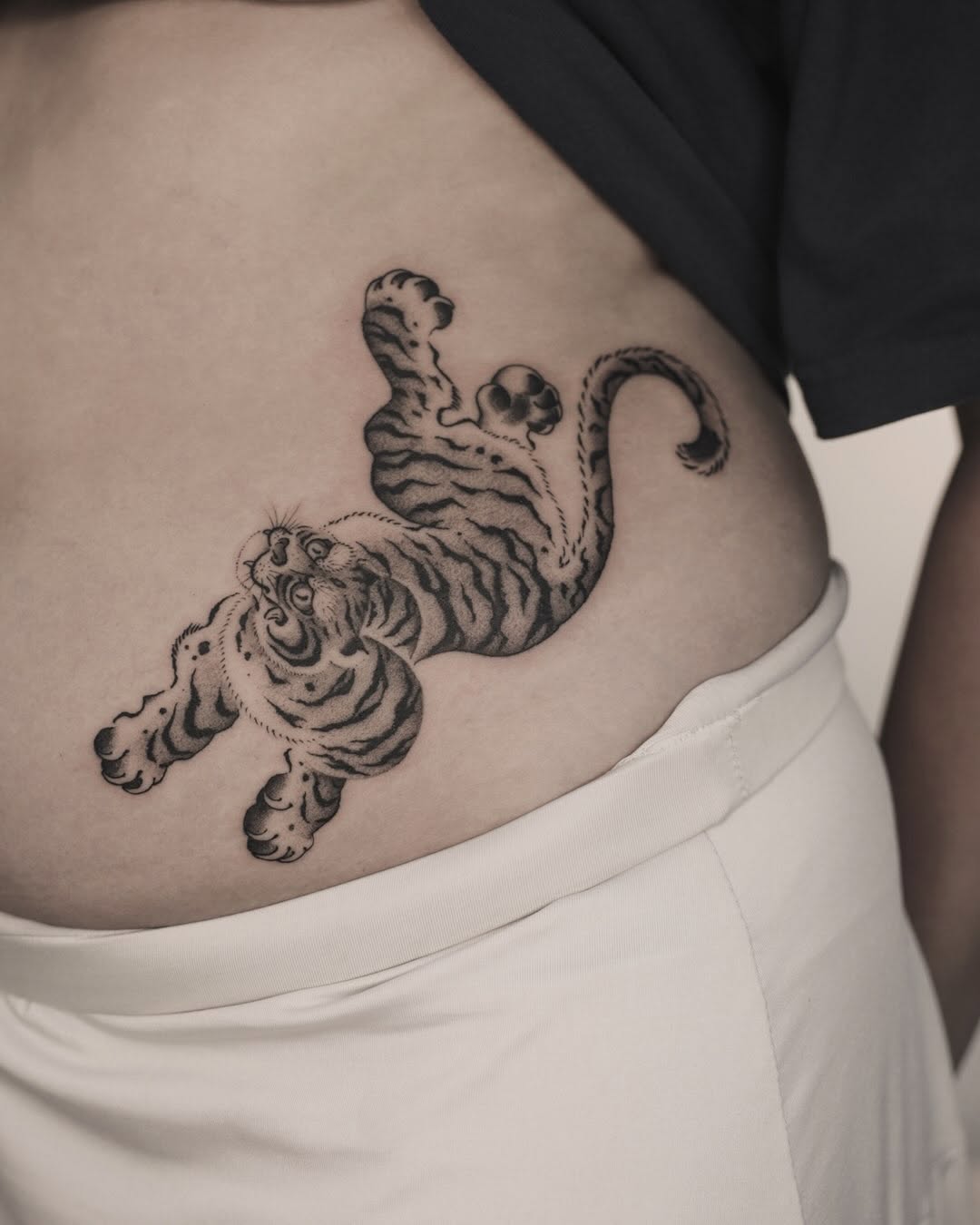 Tattoo by @manjitattoo — japanese_irezumi, black_and_grey