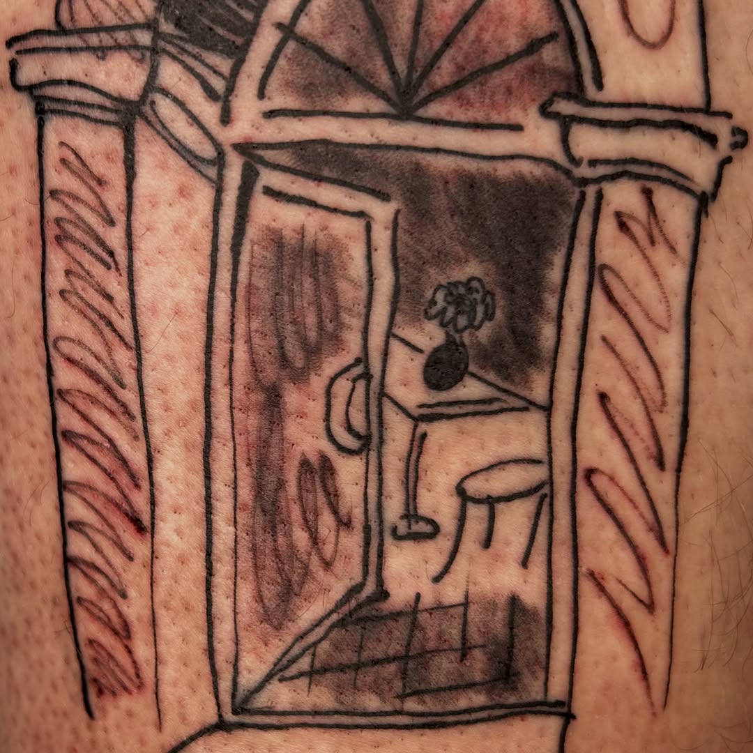 Tattoo by @settedoro.tattoo — illustrative, sketch