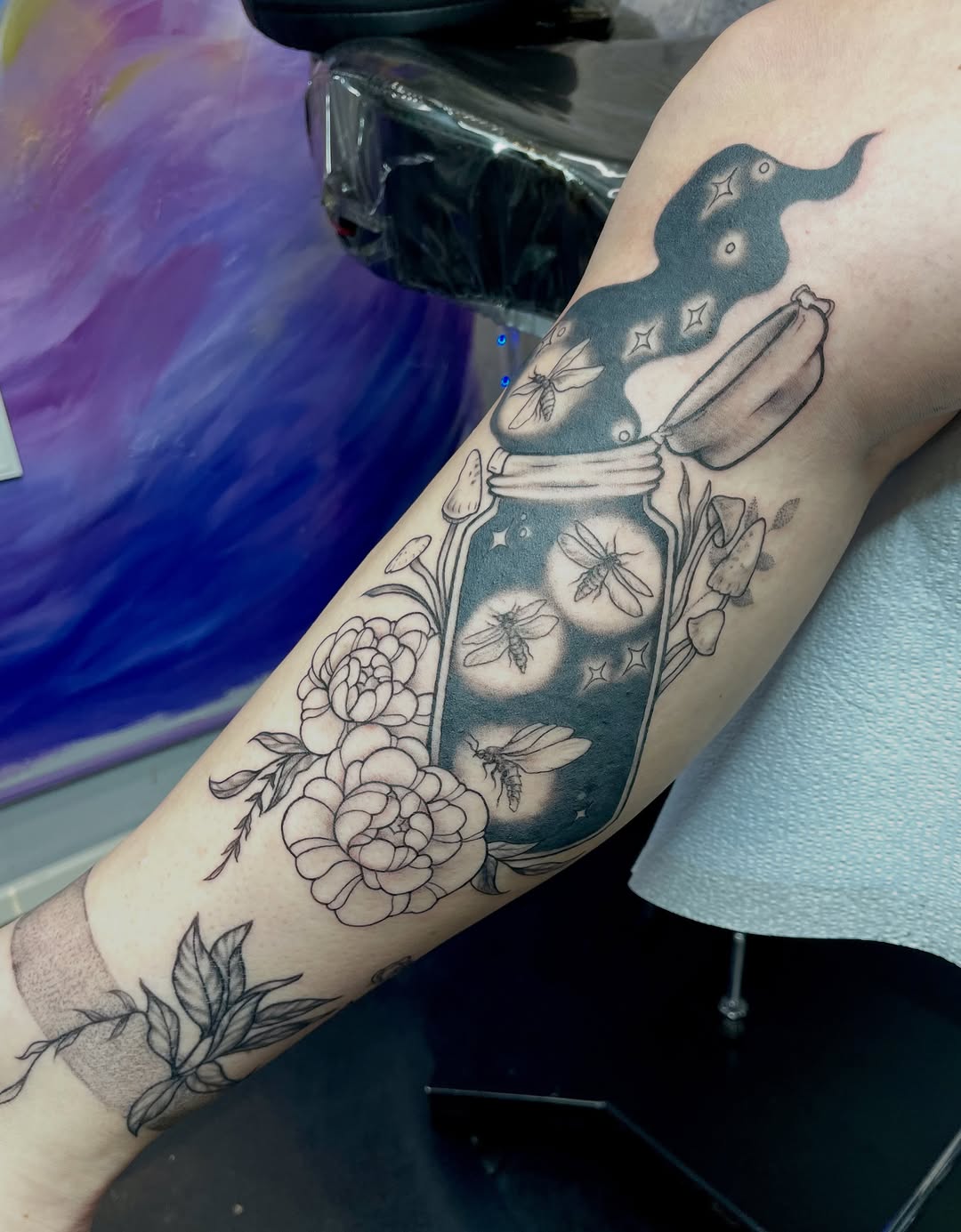 Tattoo by @tattmaus — black_and_grey, illustrative