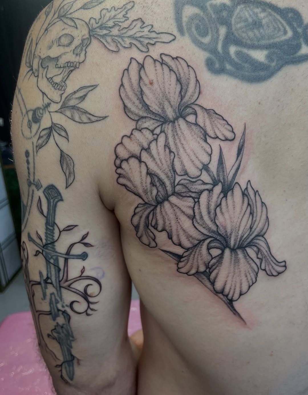 Tattoo by @tattmaus — black_and_grey, realism