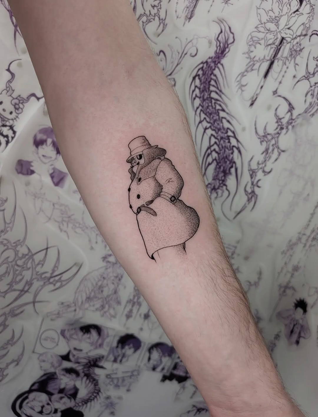 Tattoo by @dyni.morgho β dotwork, black_and_grey
