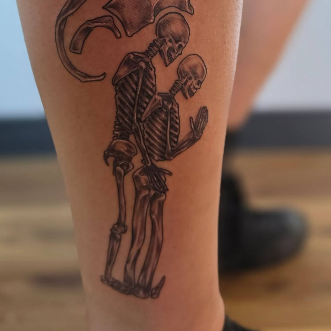 Tattoo by @colleen_does_tattoos — realism, black_and_grey