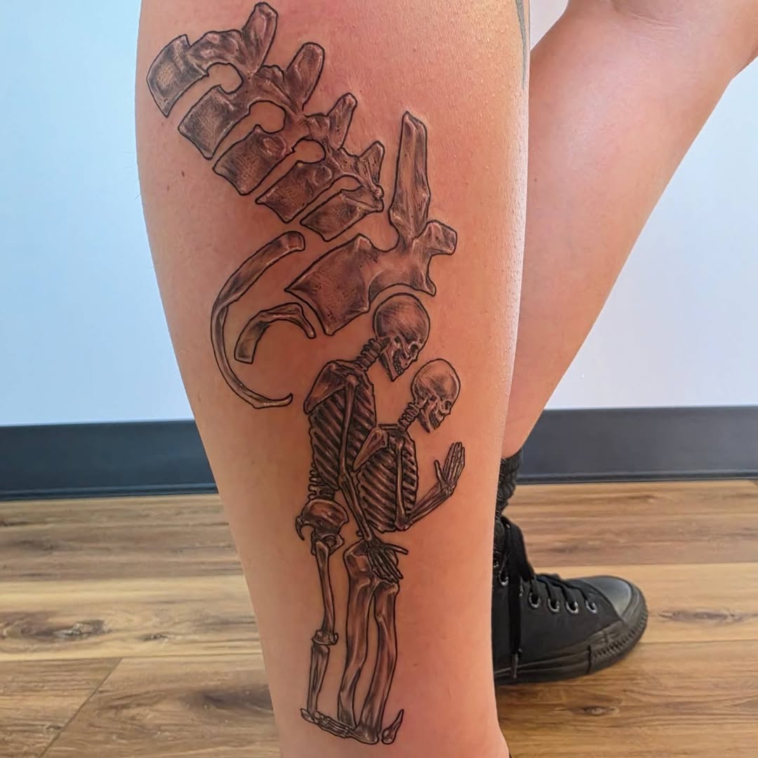 Tattoo by @colleen_does_tattoos — realism, black_and_grey