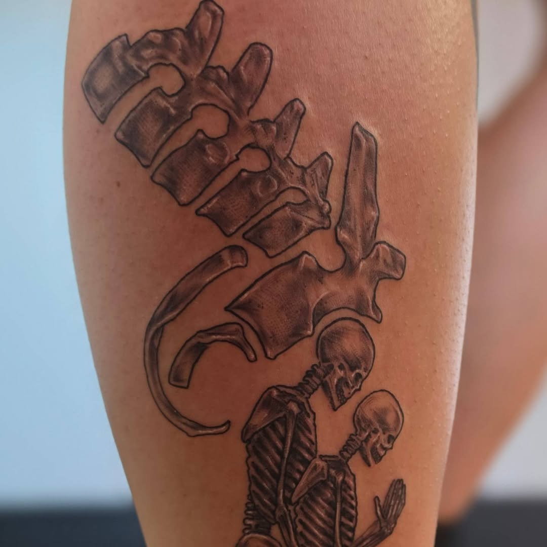 Tattoo by @colleen_does_tattoos — black_and_grey, realism