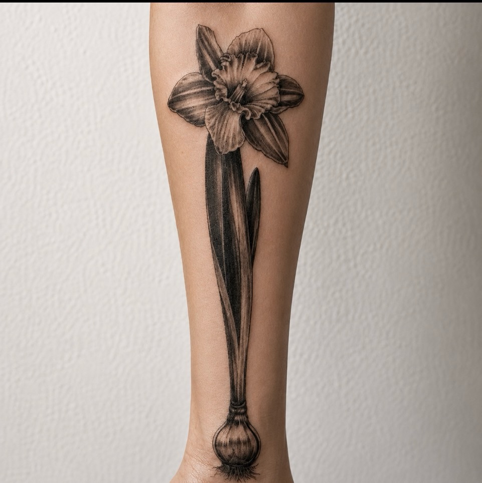 Tattoo by @karibarbatattoo — realism, black_and_grey