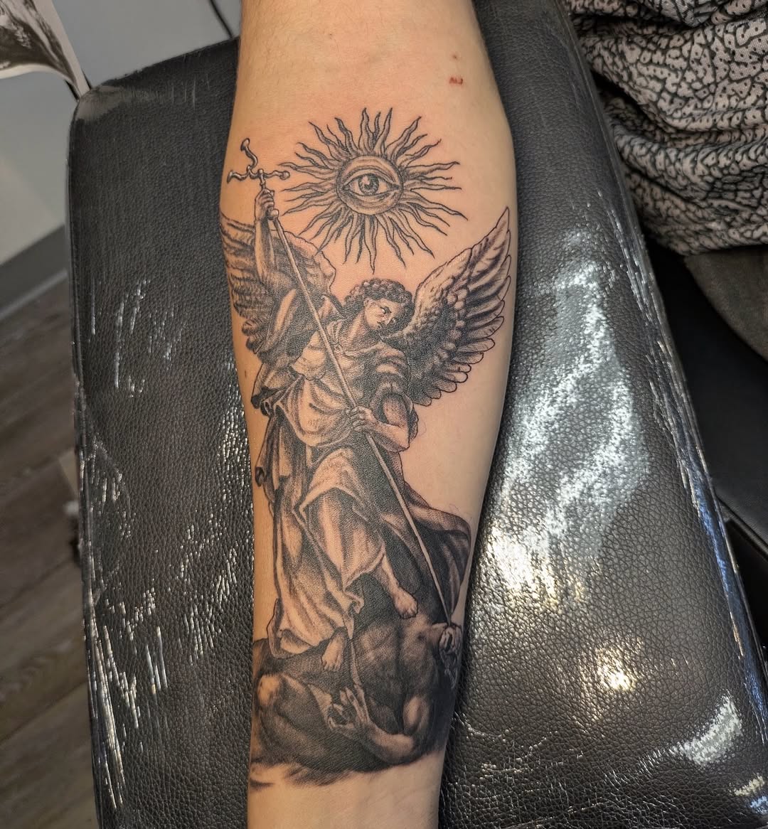 Tattoo by @buddytattoo24 — black_and_grey, realism