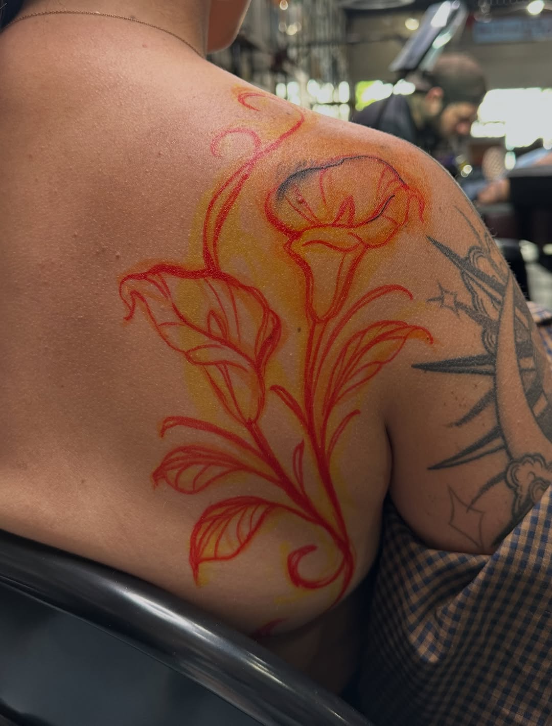 Tattoo by @katfishtattoos — watercolor, fine_line