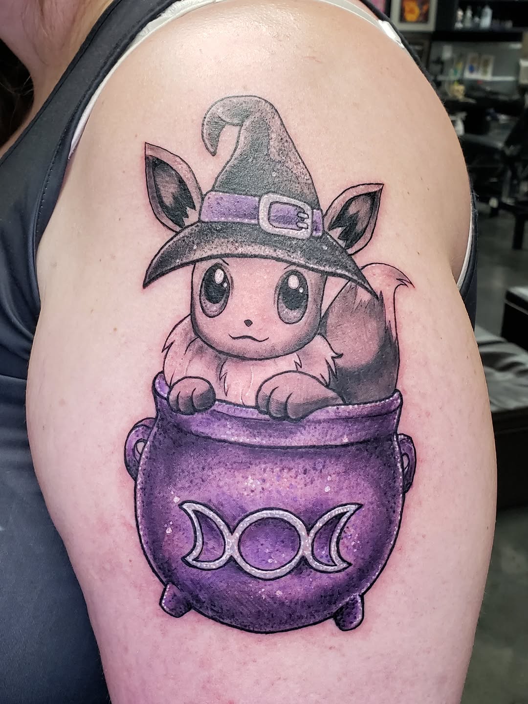 Tattoo by @tnchriswhitney — new_school, anime