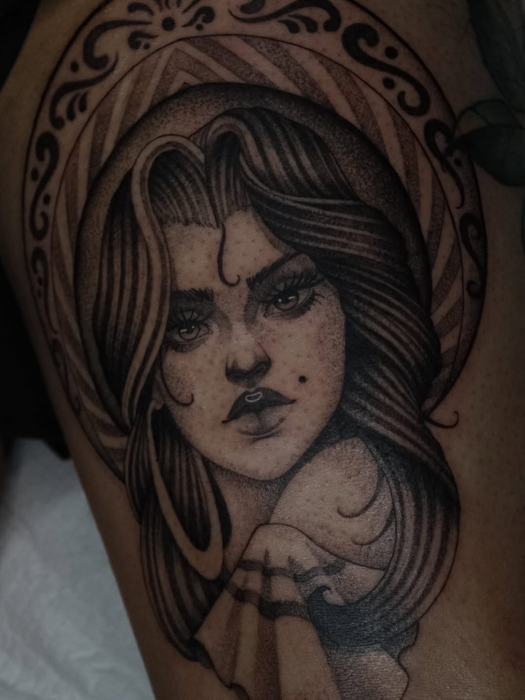 Tattoo by @danielm.ttt — black_and_grey, realism