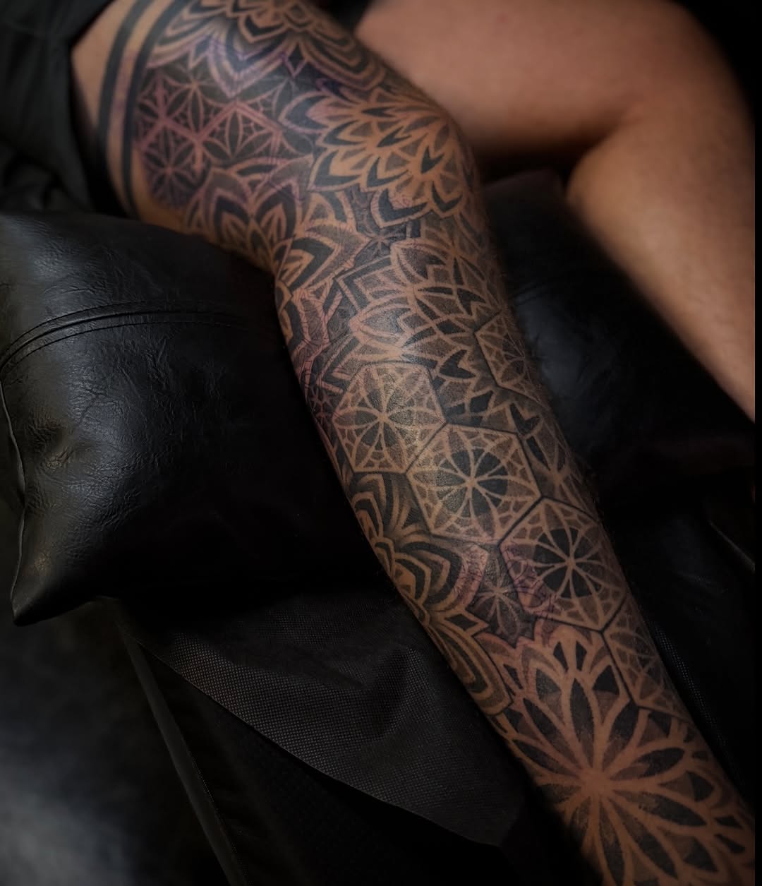 Tattoo by @rikkybobbytattoo โ geometric, ornamental