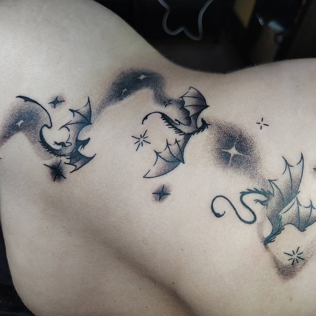 Tattoo by @paper.n.pins — fine_line, dotwork