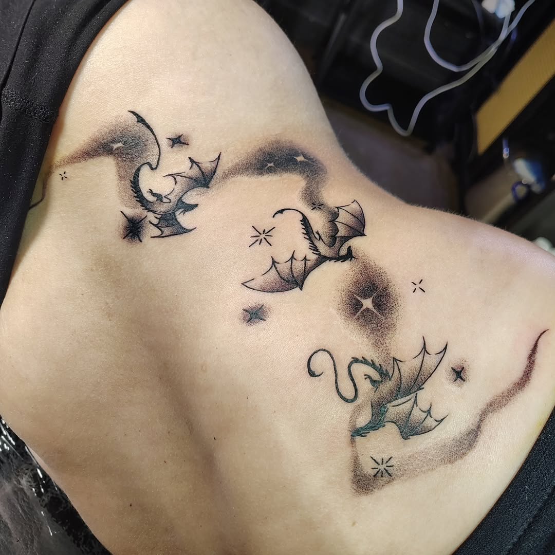 Tattoo by @paper.n.pins — fine_line, dotwork