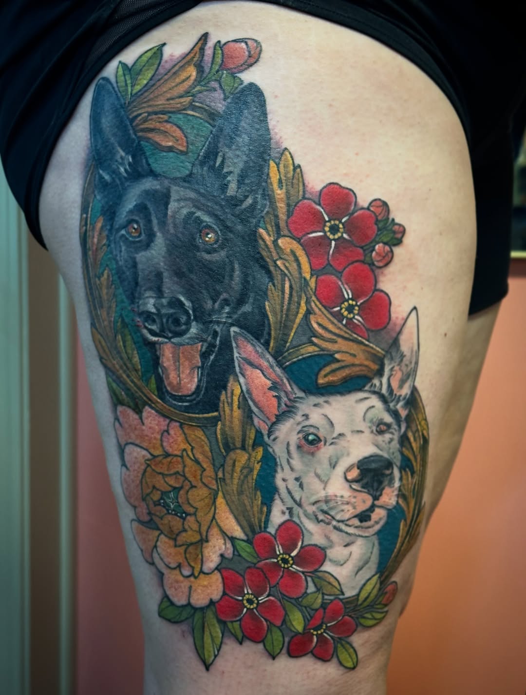 Tattoo by @aprilnicoletattoos โ realism, black_and_grey