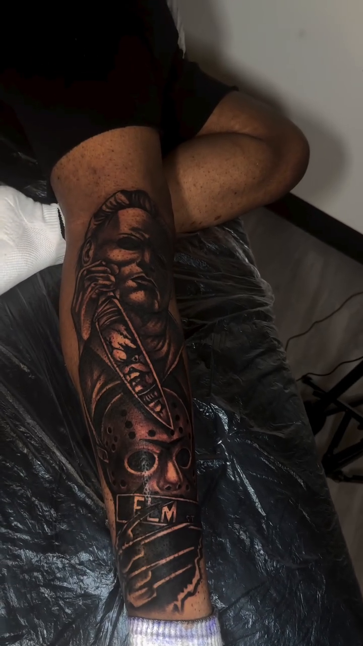 Tattoo by @broken_tattz — dark_realism, black_and_grey