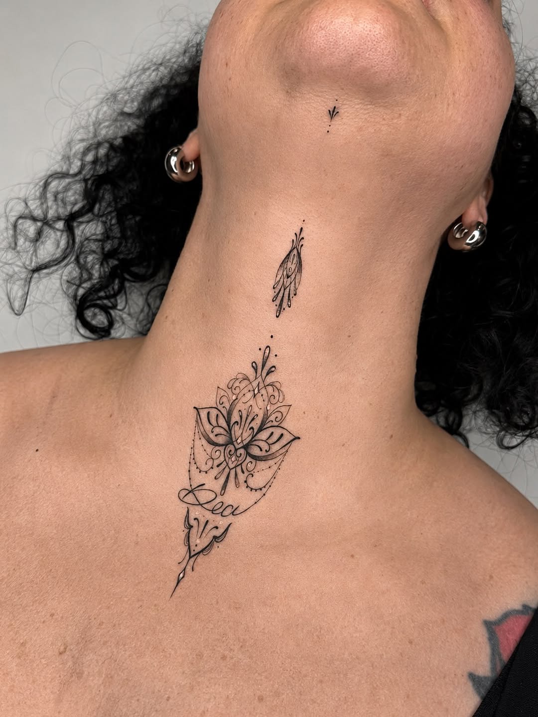 Tattoo by @ermetica_tattoo — fine_line, lettering_script