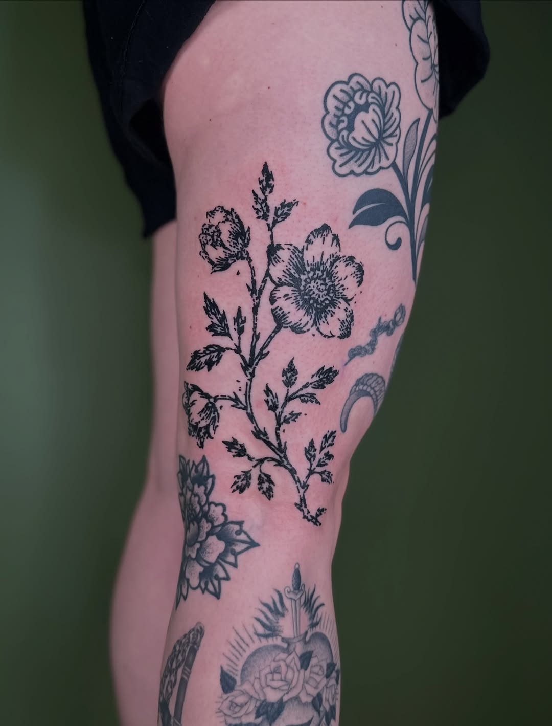 Tattoo by @tapiotats — black_and_grey, illustrative