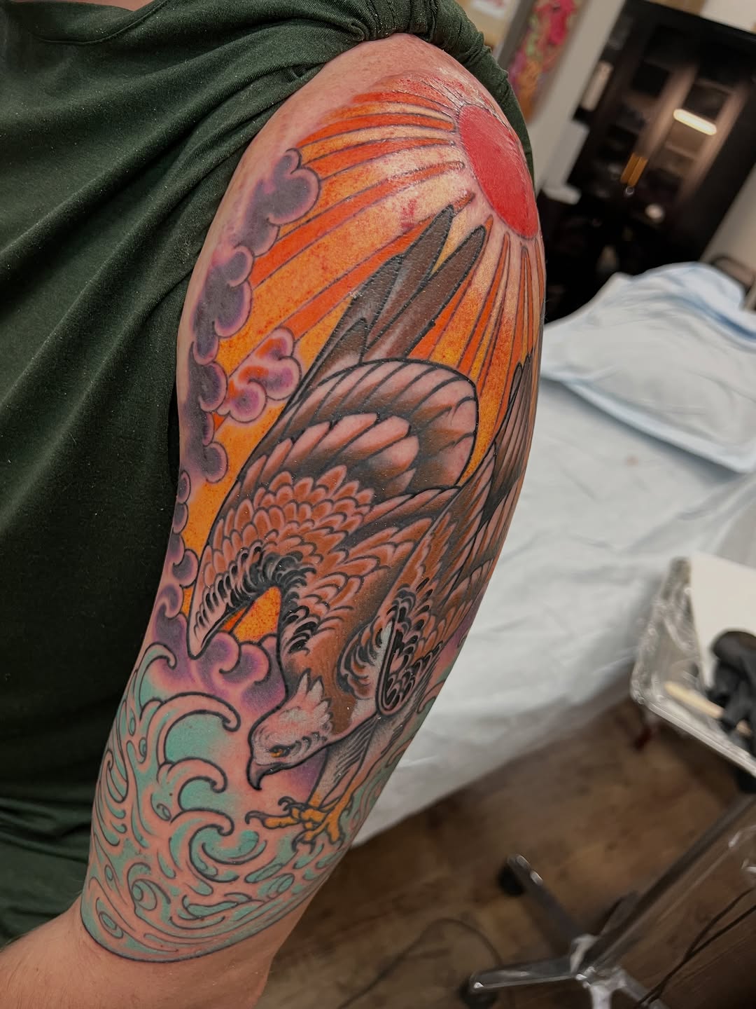 Tattoo by @fredd.chino.tattoos — japanese_irezumi, realism