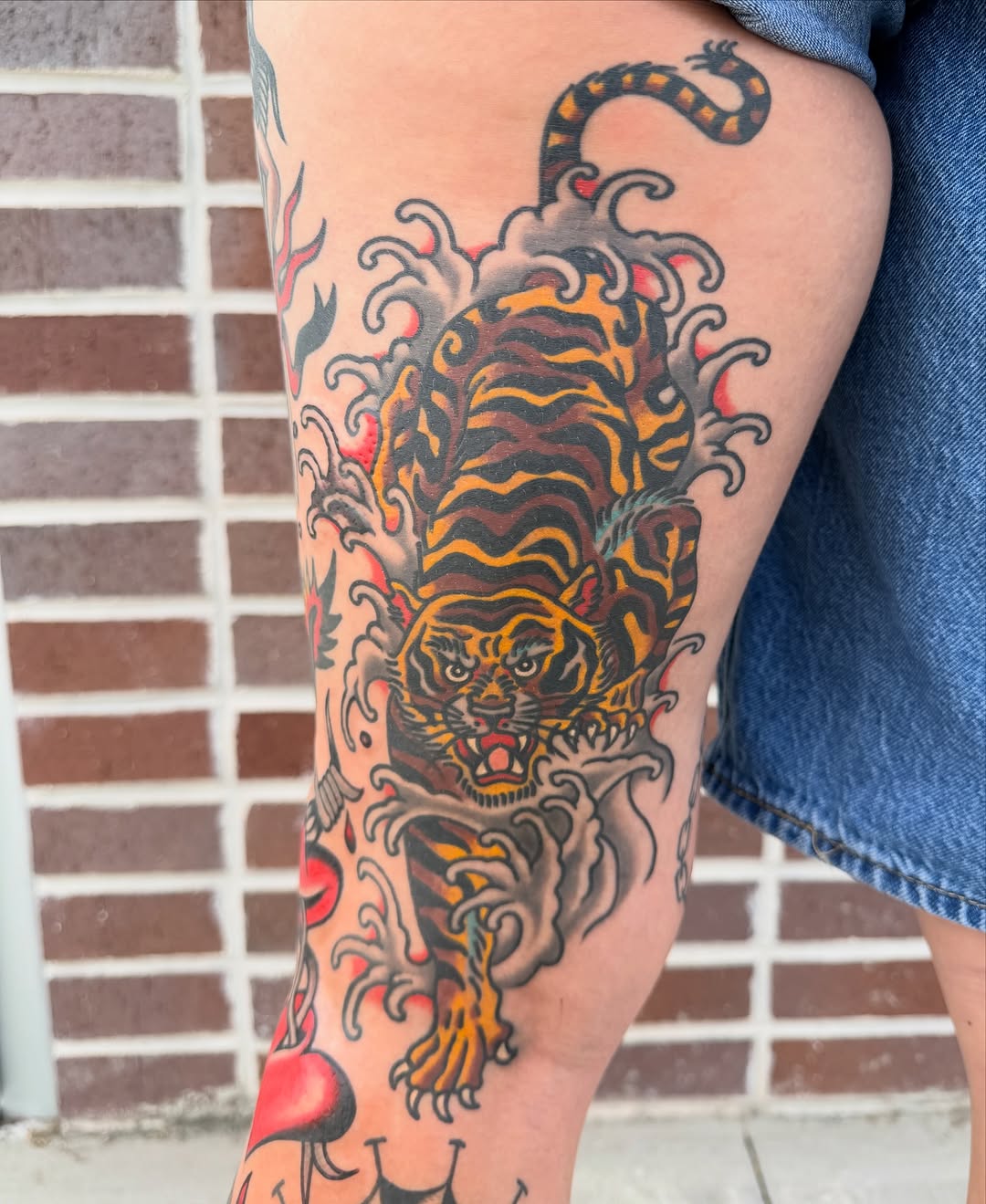 Tattoo by @nickyjudstattoo — japanese_irezumi, american_traditional