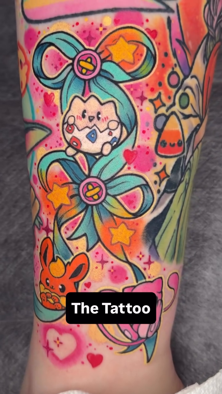 Tattoo by @ali_tattoos — neo_traditional, anime