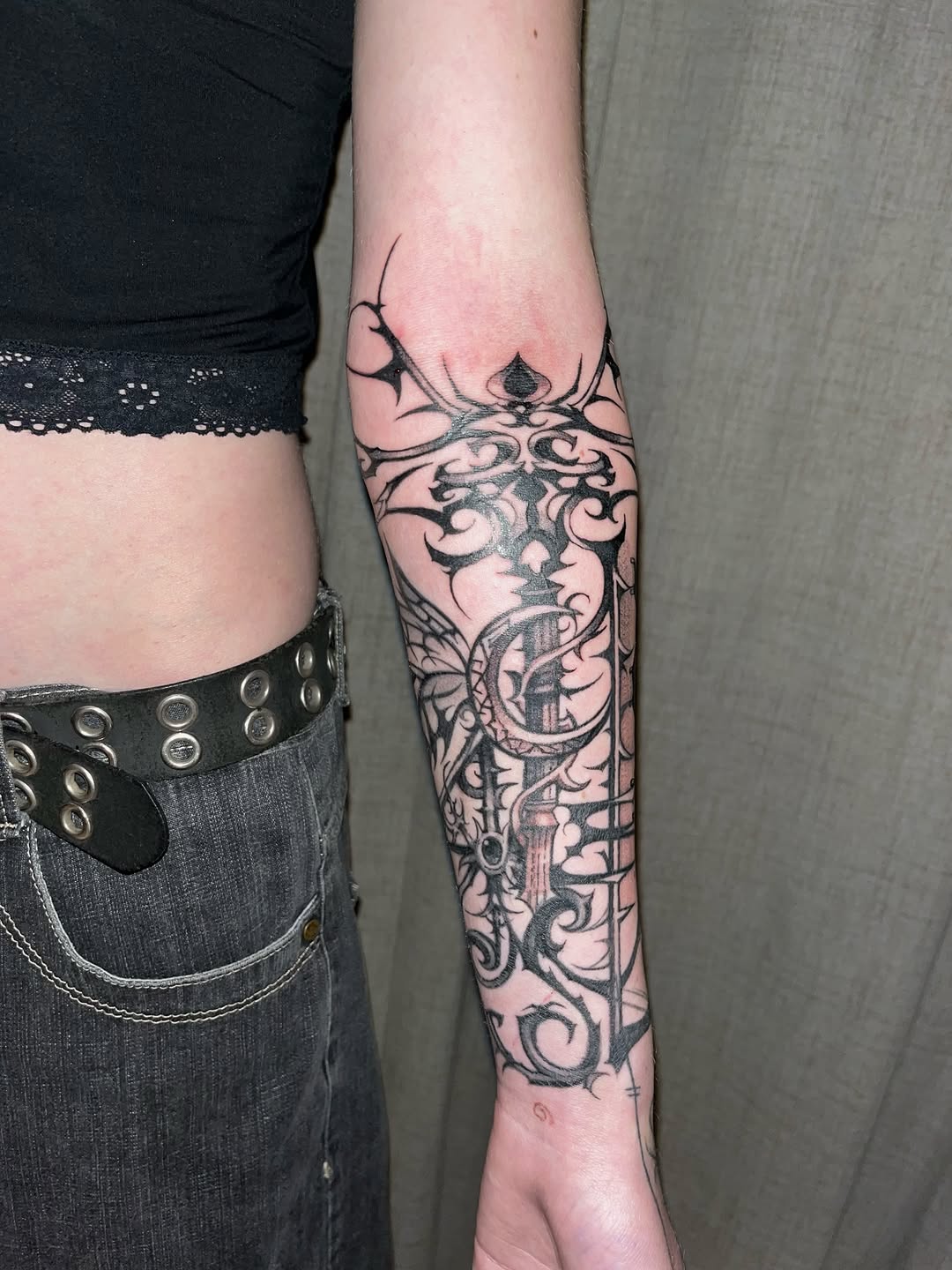 Tattoo by @michelleyoon_ttt — blackwork, ornamental