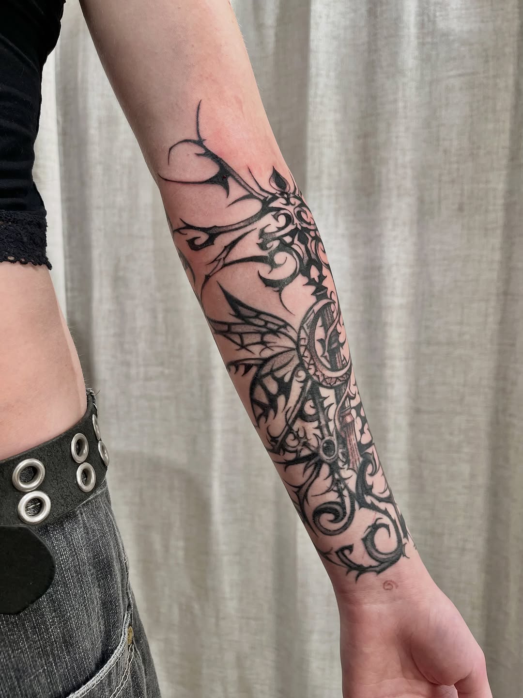 Tattoo by @michelleyoon_ttt — blackwork, ornamental