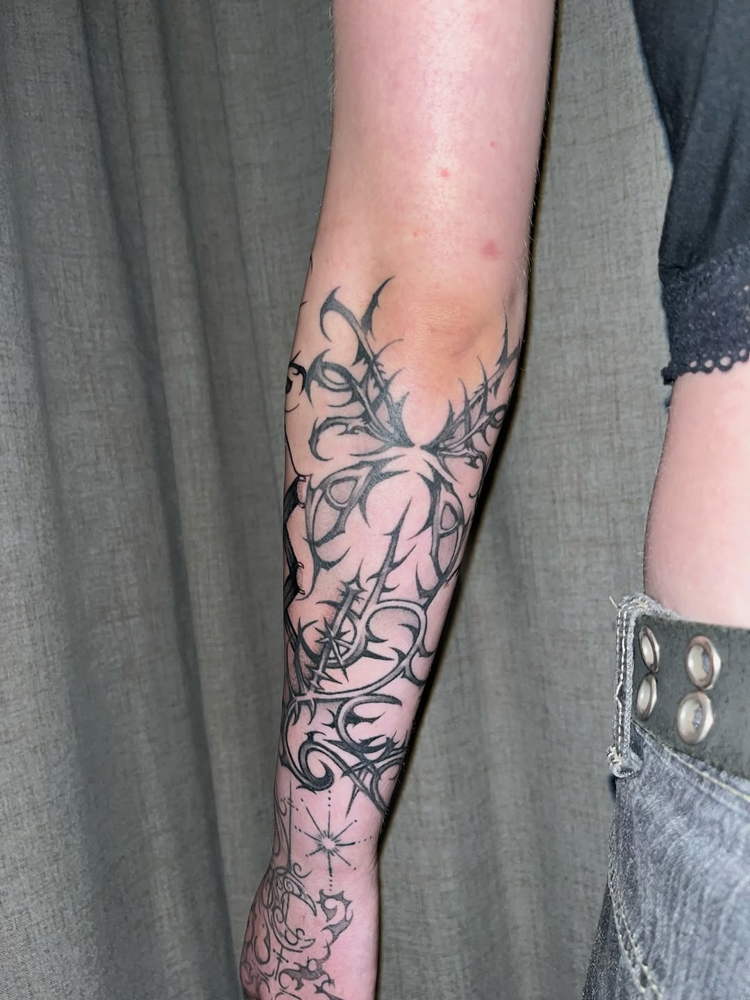 Tattoo by @michelleyoon_ttt — blackwork, ornamental