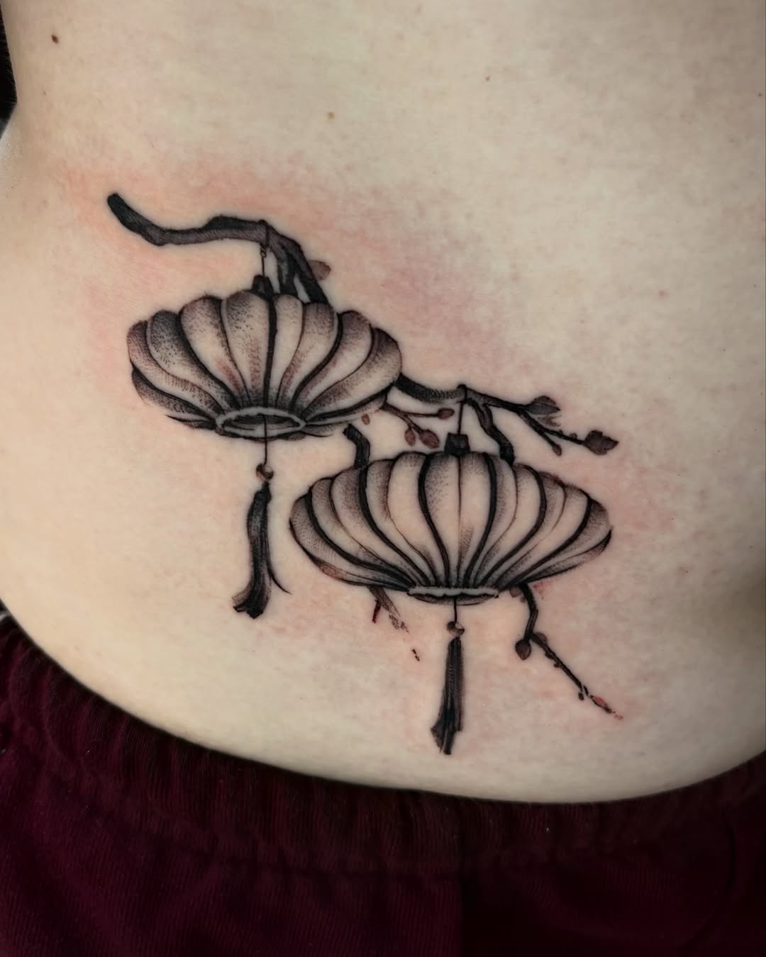 Tattoo by @tatxjoy — black_and_grey, ornamental