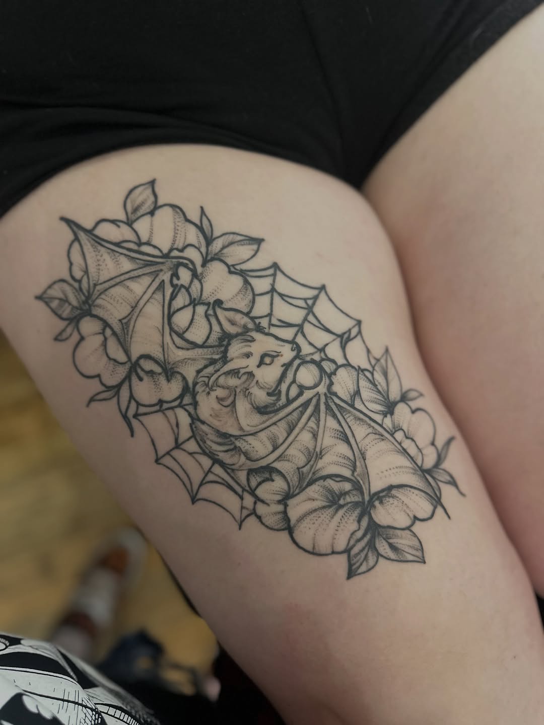 Tattoo by @highly_carver — black_and_grey, illustrative