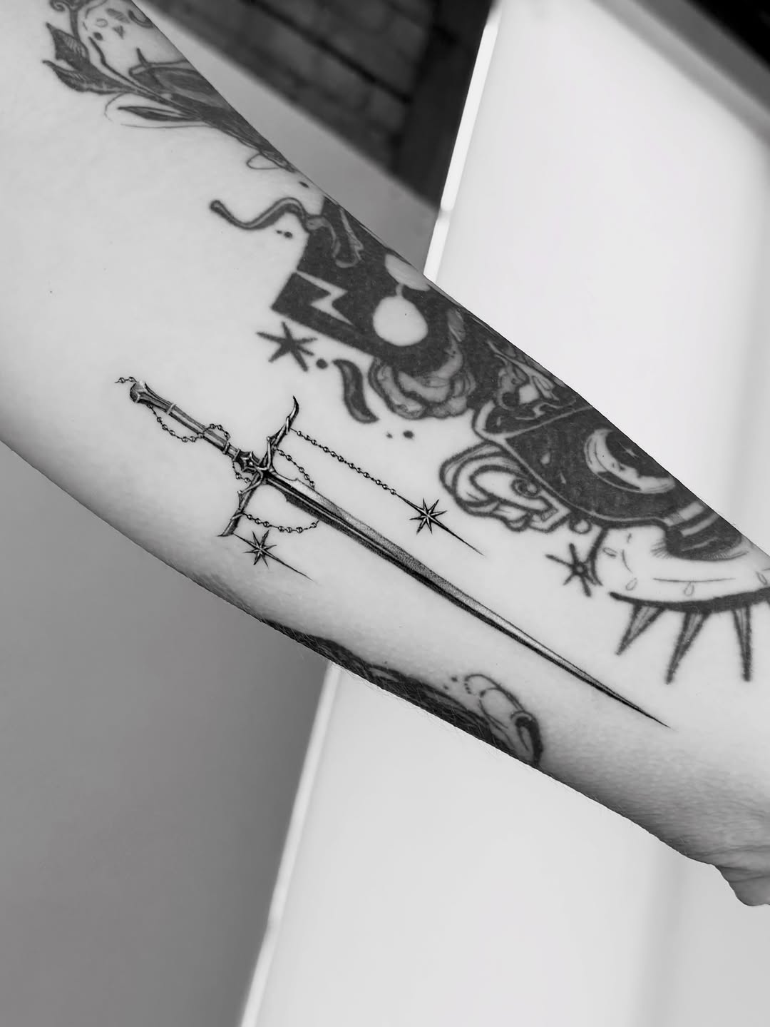 Tattoo by @ito_tattooist โ fine_line, black_and_grey