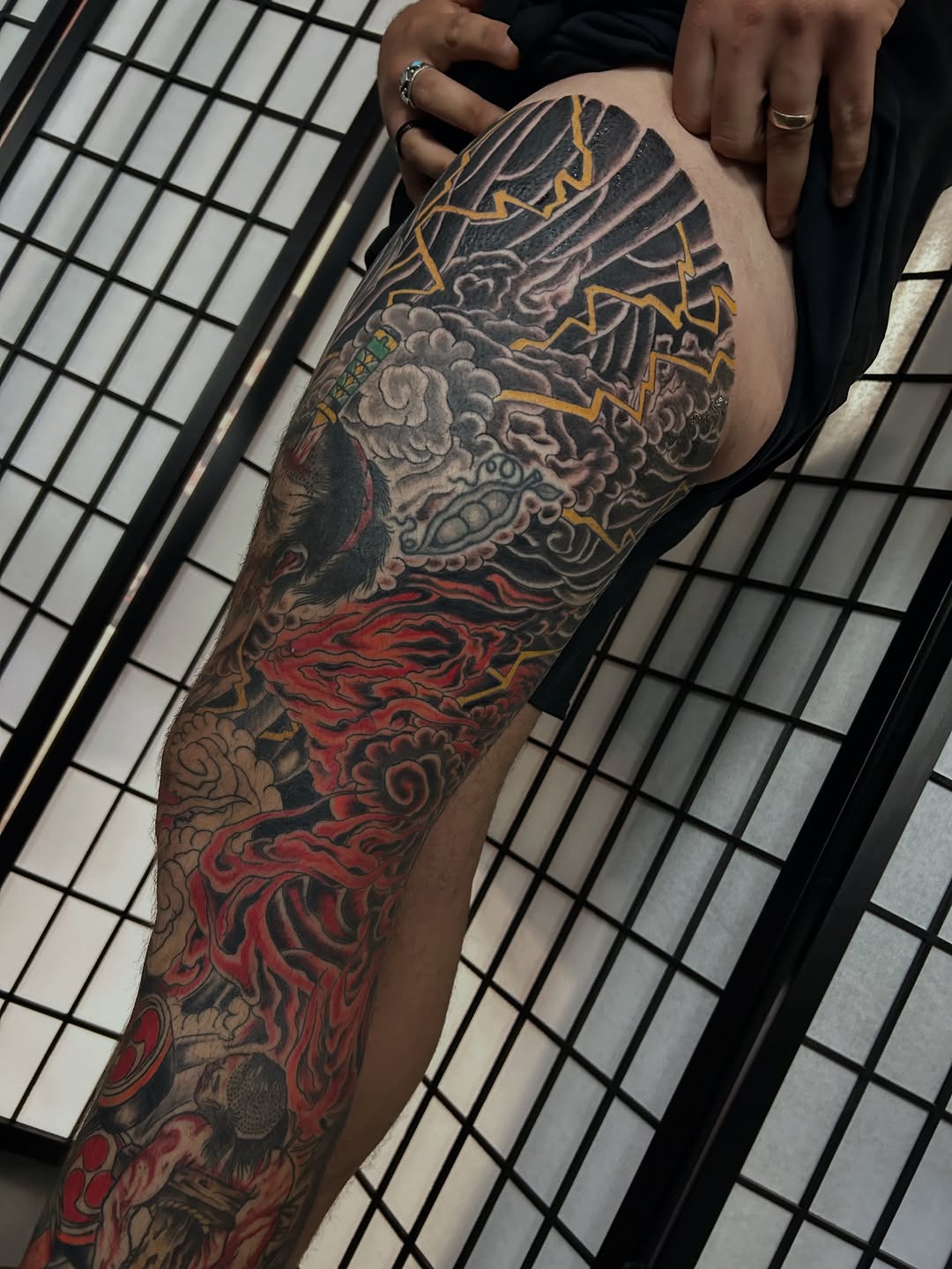Tattoo by @iandclxvi — japanese_irezumi, black_and_grey