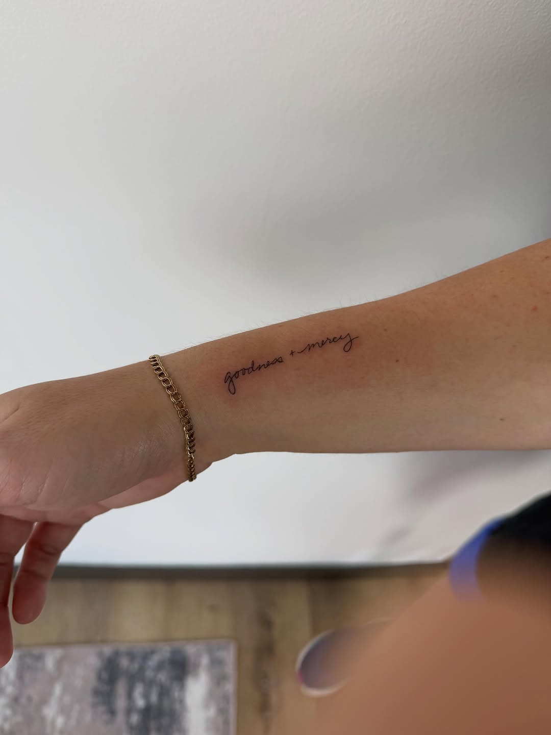 Tattoo by @makeup2.o_ — lettering_script, fine_line