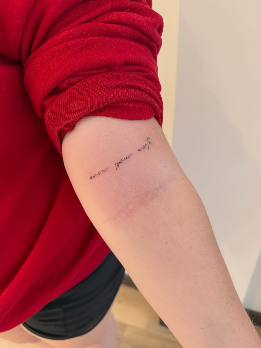 Tattoo by @makeup2.o_ — lettering_script, fine_line