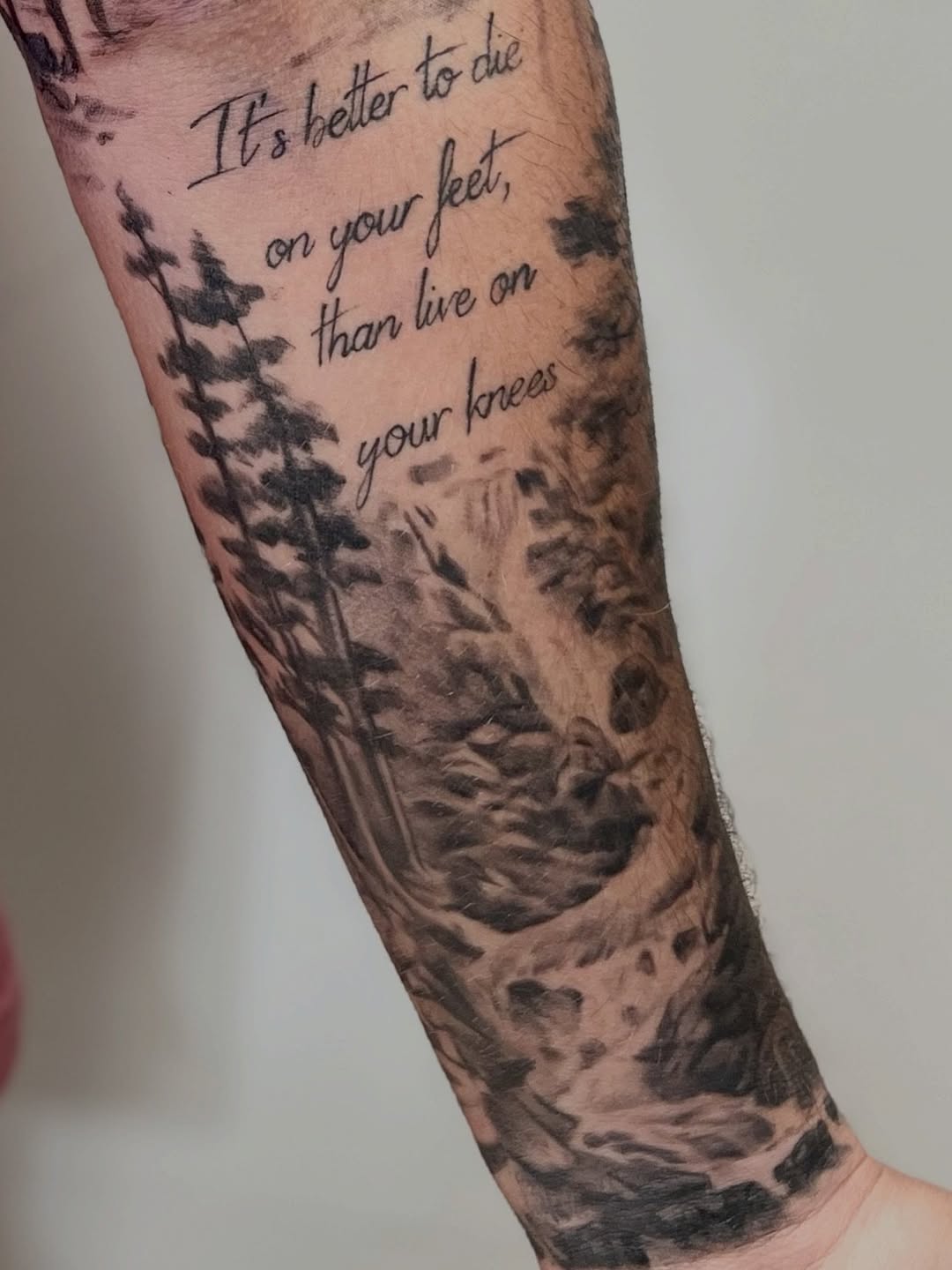 Tattoo by @hvley.ink — lettering_script, black_and_grey