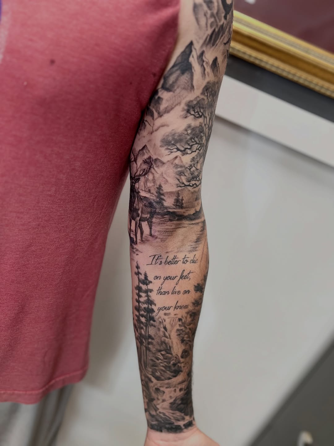 Tattoo by @hvley.ink — black_and_grey, realism