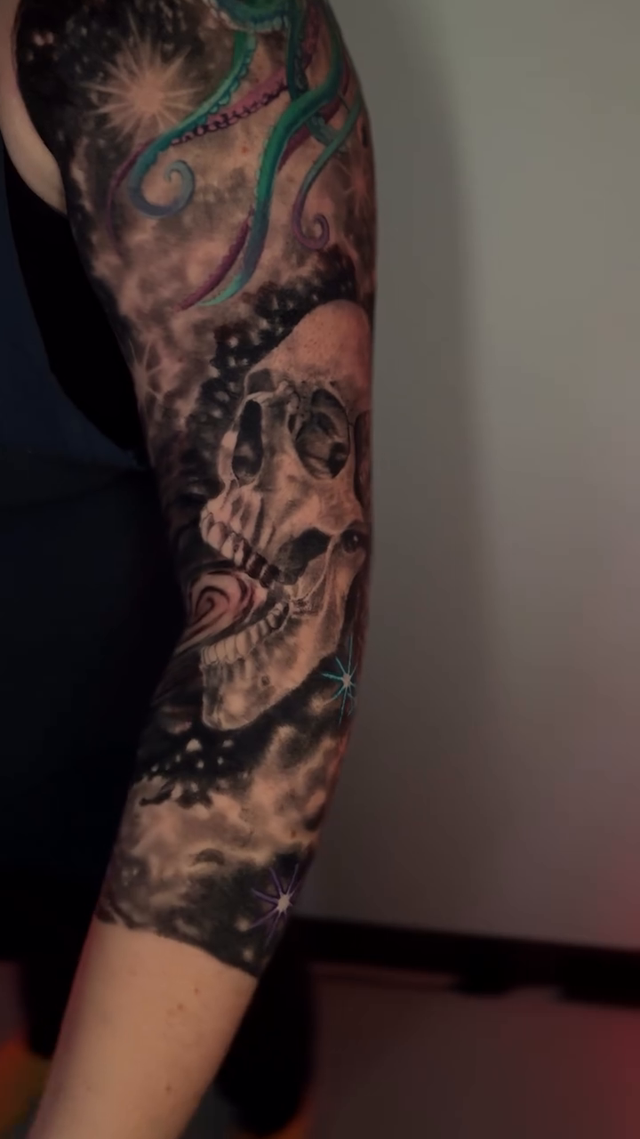 Tattoo by @varotattoos — realism, black_and_grey