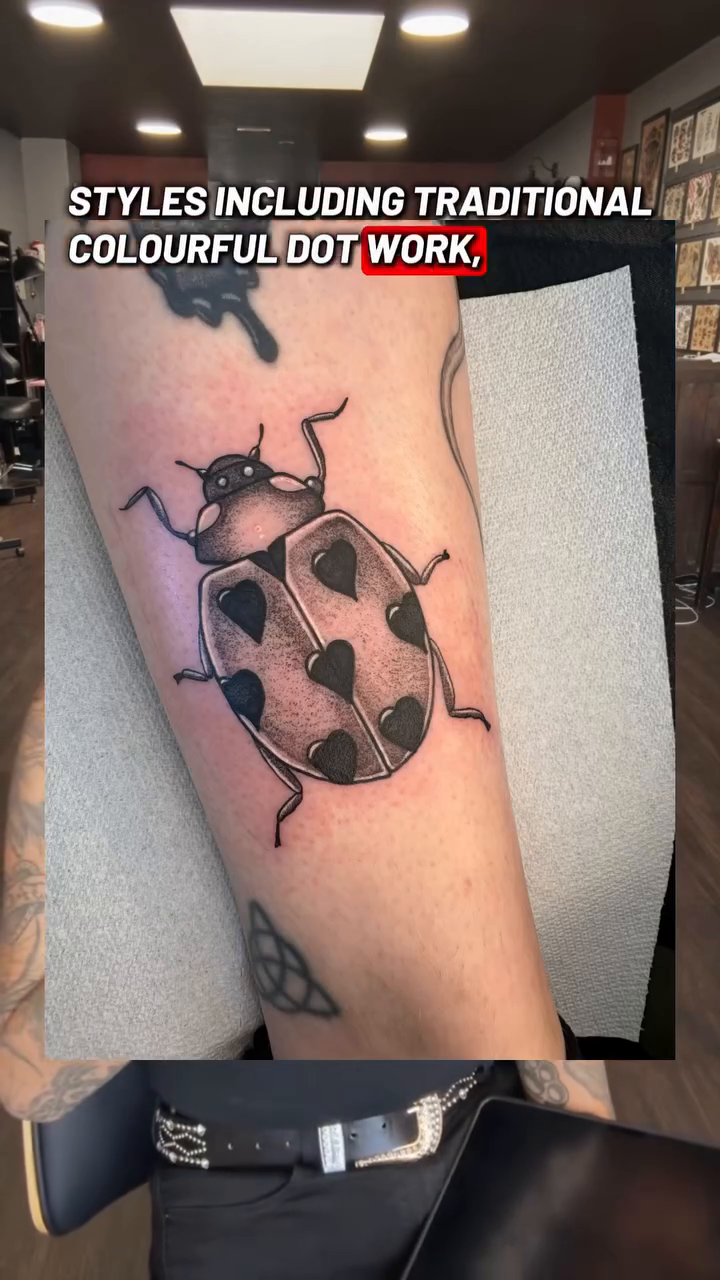 Tattoo by @flores_tattoosss β dotwork, american_traditional