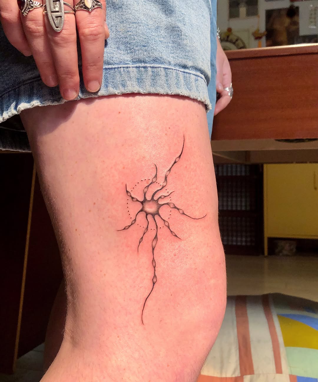 Tattoo by @growthriing โ fine_line, minimalist