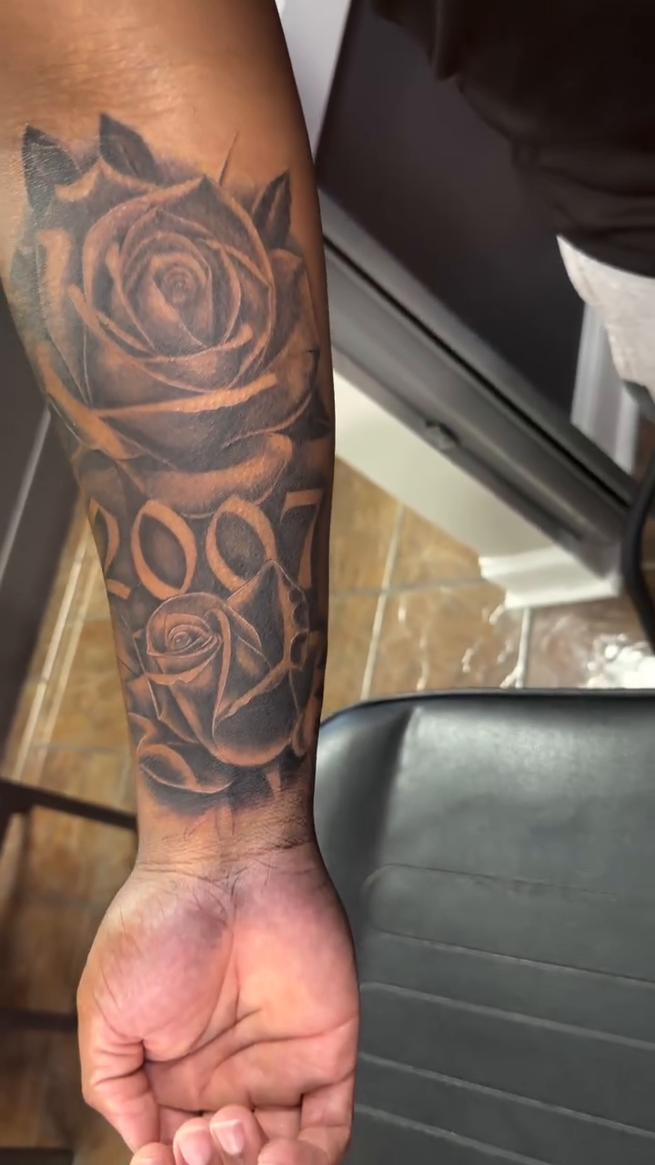 Tattoo by @villionairetattoos — realism, black_and_grey