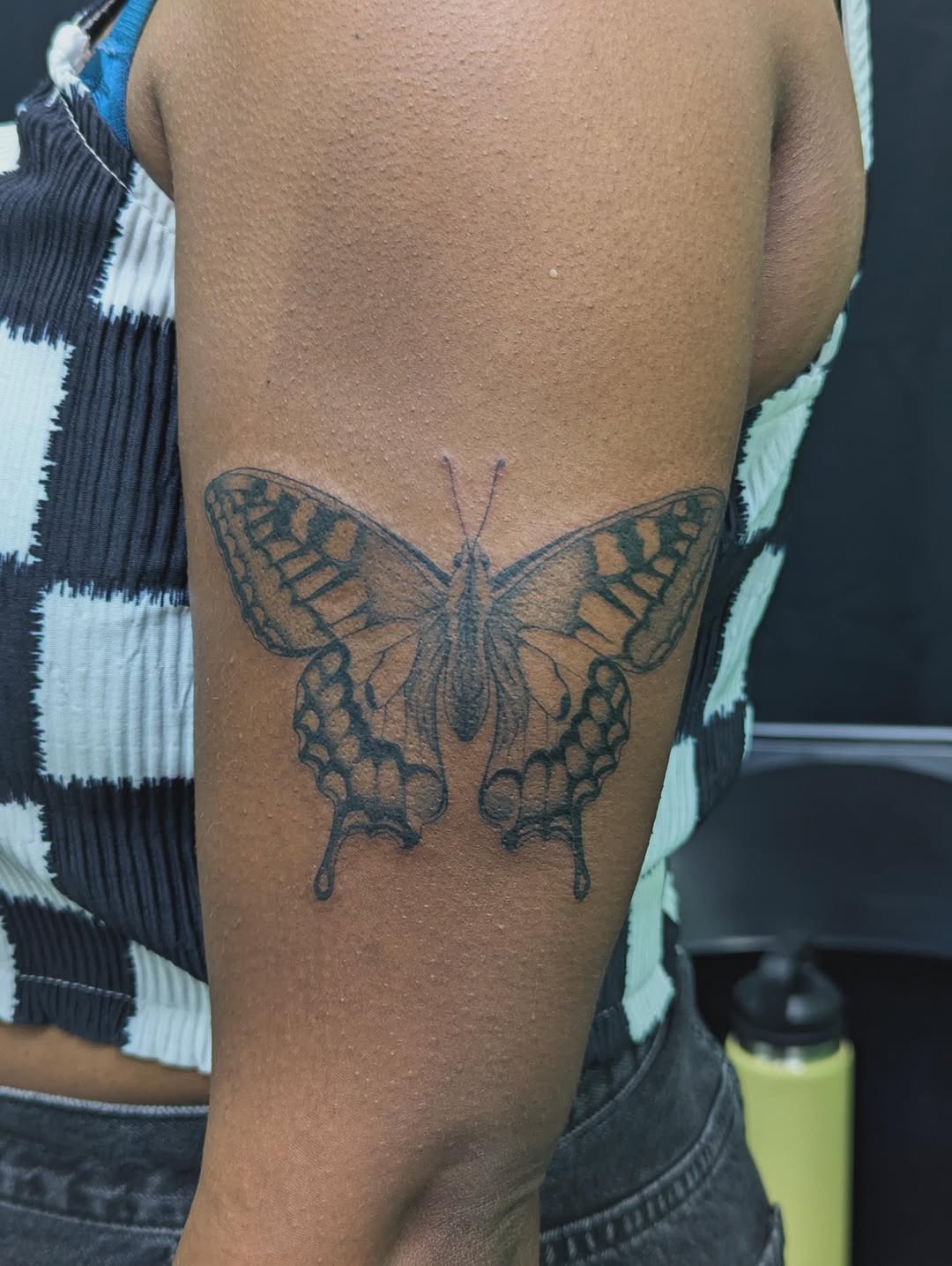Tattoo by @colormemegantattoos — fine_line, black_and_grey