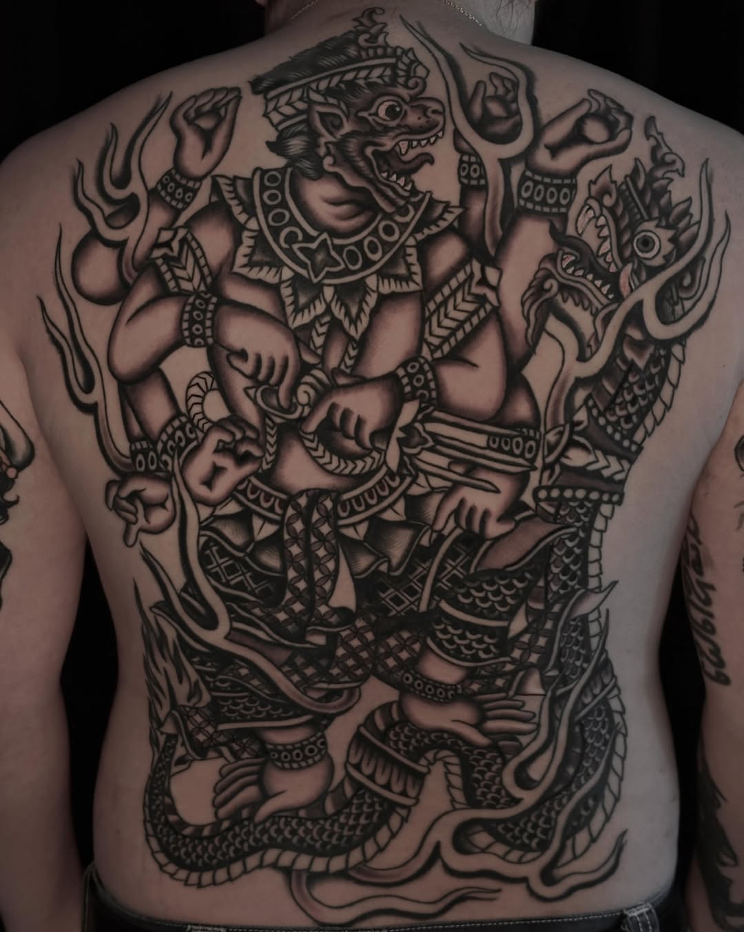 Tattoo by @charlie.rufino — japanese_irezumi, black_and_grey