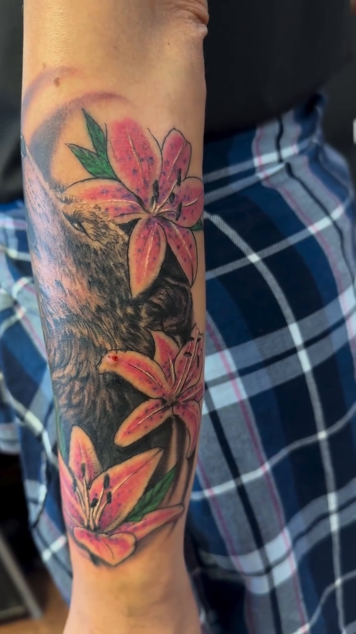 Tattoo by @bishoptattoos — realism, black_and_grey