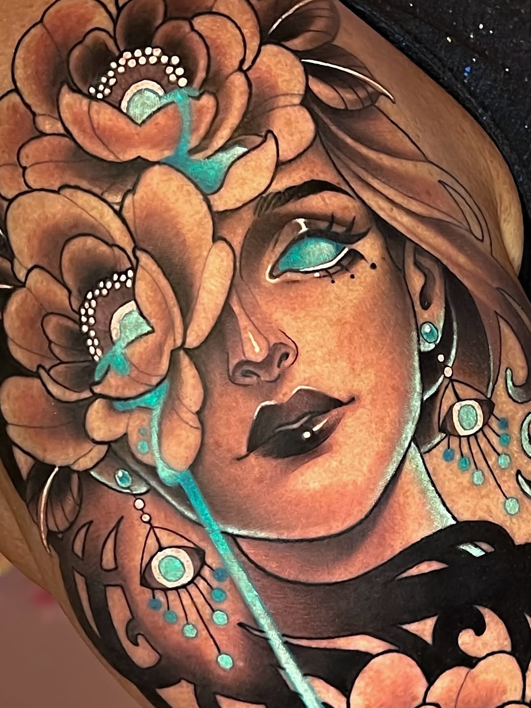 Tattoo by @corracarmine — neo_traditional, realism