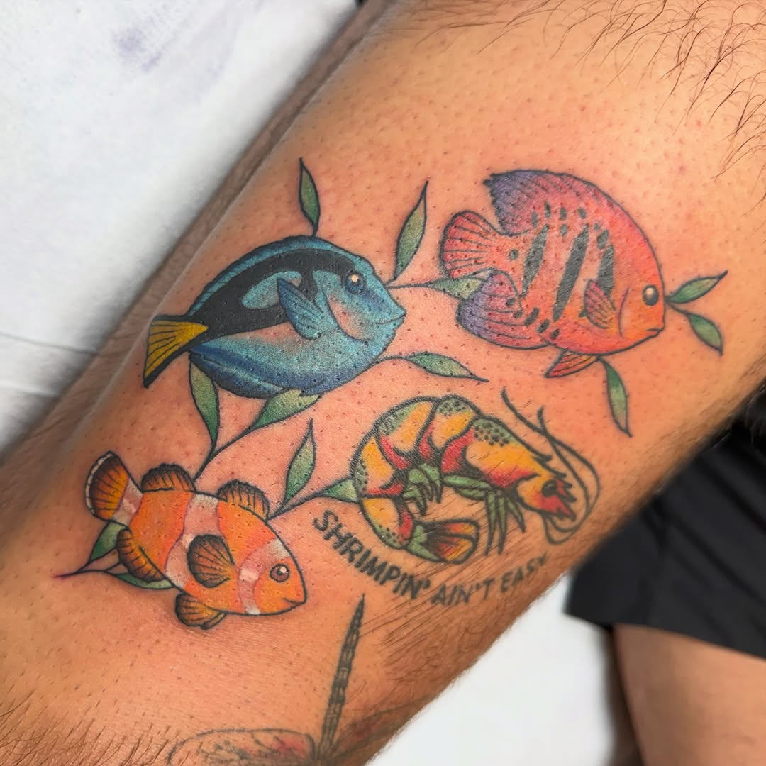 Tattoo by @taylormade_tst — new_school, illustrative