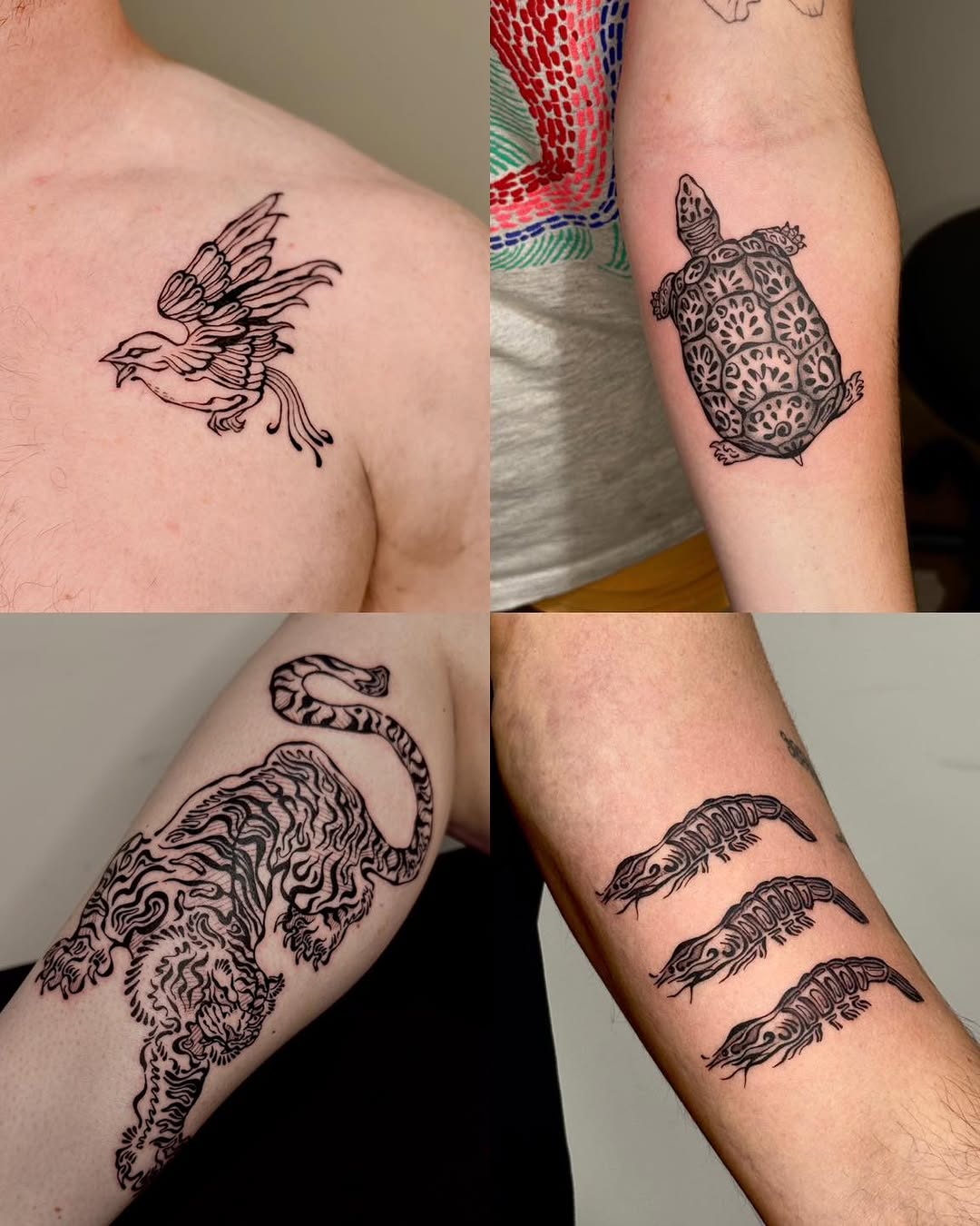 Tattoo by @hansi.ink — blackwork, illustrative